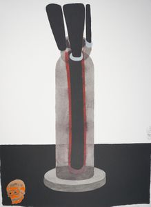 Ettore Sottsass – Lingam I – Silkscreen on Arches paper