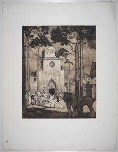 Guido Balsamo Stella – Il Giudizio – Etching and drypoint