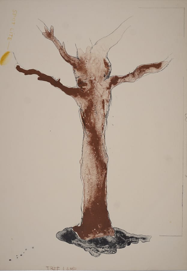 Tree Lamp (from the The Picture of Dorian Gray) – Jim Dine – 1968