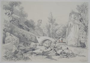 Veduta dei dintorni di Gragnano – Teodoro Duclere – 1846