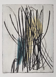 Hans Hartung – G 27 – Acquaforte e acquatinta su carta Arches