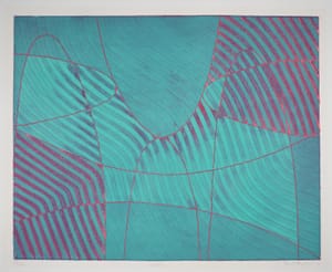 Stanley William Hayter – Saddle – Etching and soft-ground etching on BFK Rives