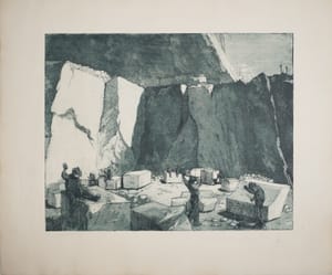 I riquadratori di marmo - Carrara – Sergio Vatteroni – 1920 ca