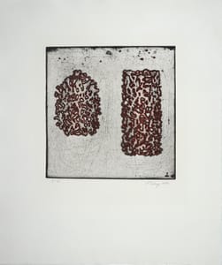 Mark Tobey – The Unknown Pair – Acquaforte e acquatinta