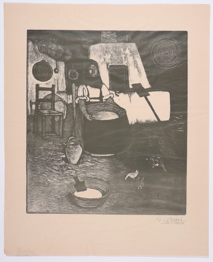 La Cucina – Giuseppe Biasi da Teulada – 1934 ca