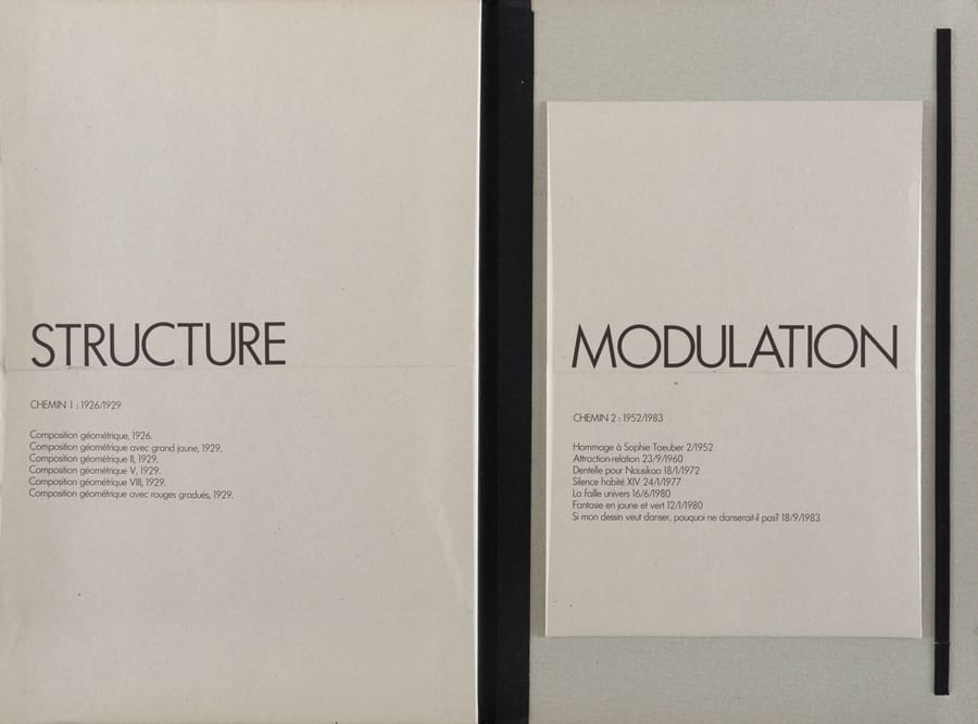 Structure et Modulation – Michel Seuphor – 1984