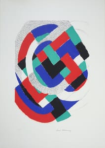 Sonia Delaunay – Composition – Lithograph in 6 colors on paper