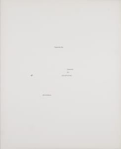 Typewriter Pie, from Notes in Hand – Claes Oldenburg – 1972