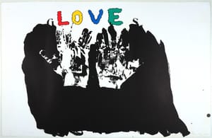 gLOVEs – Jim Dine – 1970 – Jim Dine, gloves, lithograph