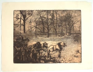 Notre Dame – Giovanni Greppi – 1920/30 – Giovanni Greppi, etching, Notre Dame