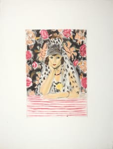 (after) L’Espagnole a la Mantille – Henri Matisse – 1925 – Henri Matisse L'Espagnole etching