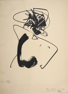Dama III – Antonio Saura – 1959 – Antonio Saura Dama III lithograph