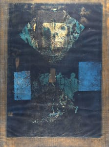 Henryk Musialowicz – Portrait – tecnica mista e foglia d’oro su carta