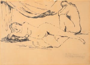 Nudi – Napoleone Martinuzzi – 1930 ca – Napoleone_Martinuzzi_drawing