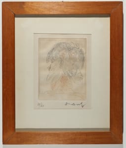 Quelques vieilles lignes IV – Pierre Alechinsky – 1962 – Alechinsky etching Quelques vielle lignes 2