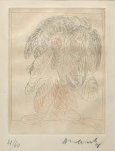 Quelques vieilles ligne IV – Pierre Alechinsky – 1962 – Alechinsky etching Quelques vielle ligne 1