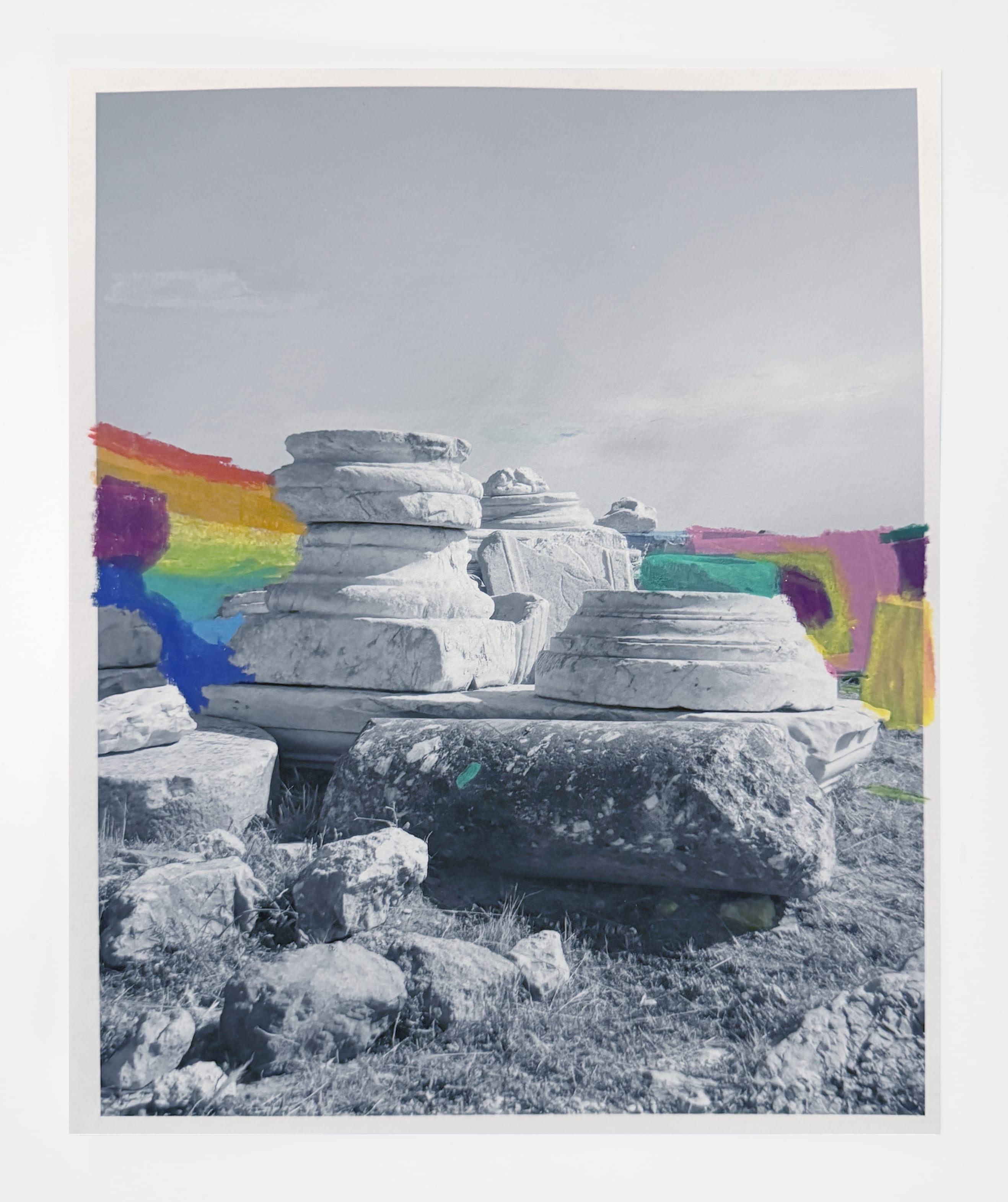 Massimiliano Gatti – La memoire est un jeu d'enfant #07 – Stampa fine art su carta cotone Photo Rag, colorata a mano