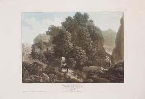 Federico e Carolina Lose – Valle dell'Oro presso Civate nei Monti di Brianza – Aquatint in 2 colors