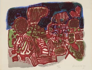 Guillaume Corneils Corneille – Sans titre VII – Lithograph on Johannot paper