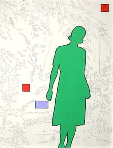Bernard  Morteyrol – No title – Watercolor and felt-tip pen on paper