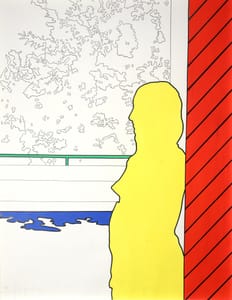 Bernard  Morteyrol – No title – Watercolor and felt-tip pen on paper