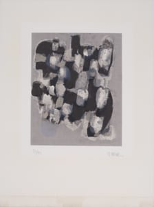 Traces dans la neige – Raoul Ubac – 1961 – Raoul Ubac, Traces dans la neige, lithograph