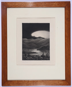 Landscape – Fritz Schwimbeck – 1920 ca – Fritz Schwimbeck etching 3